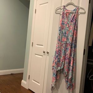 Lilly Pulitzer Dress/Coverup - handkerchief hem